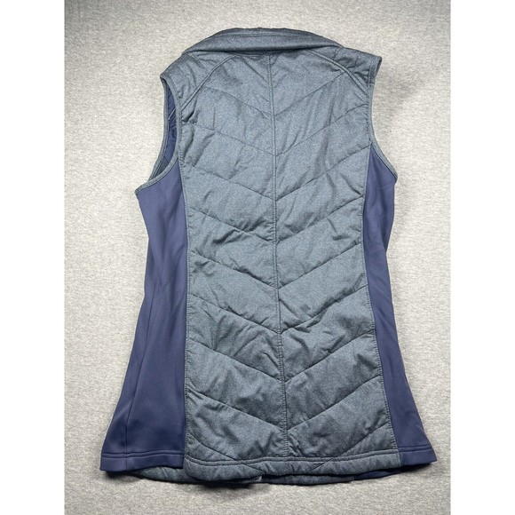 Columbia Outdoors Blue Full Zip‎ Quilted Fleece Vest Size Small - Picture 3 of 7